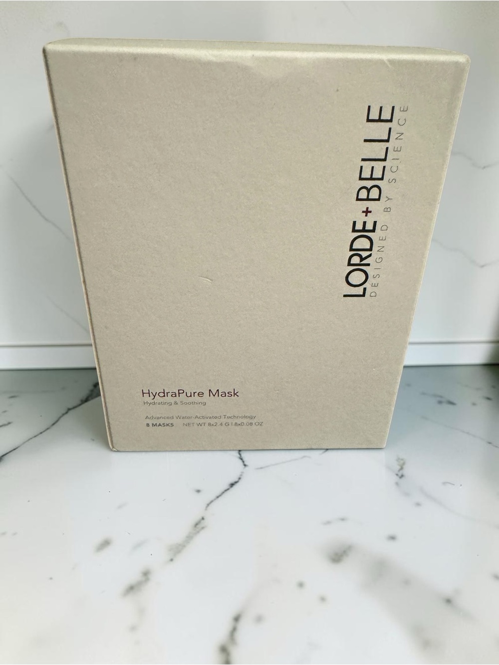Lorde + Belle HydraPure Hydrating & Soothing Face Mask Set of 8